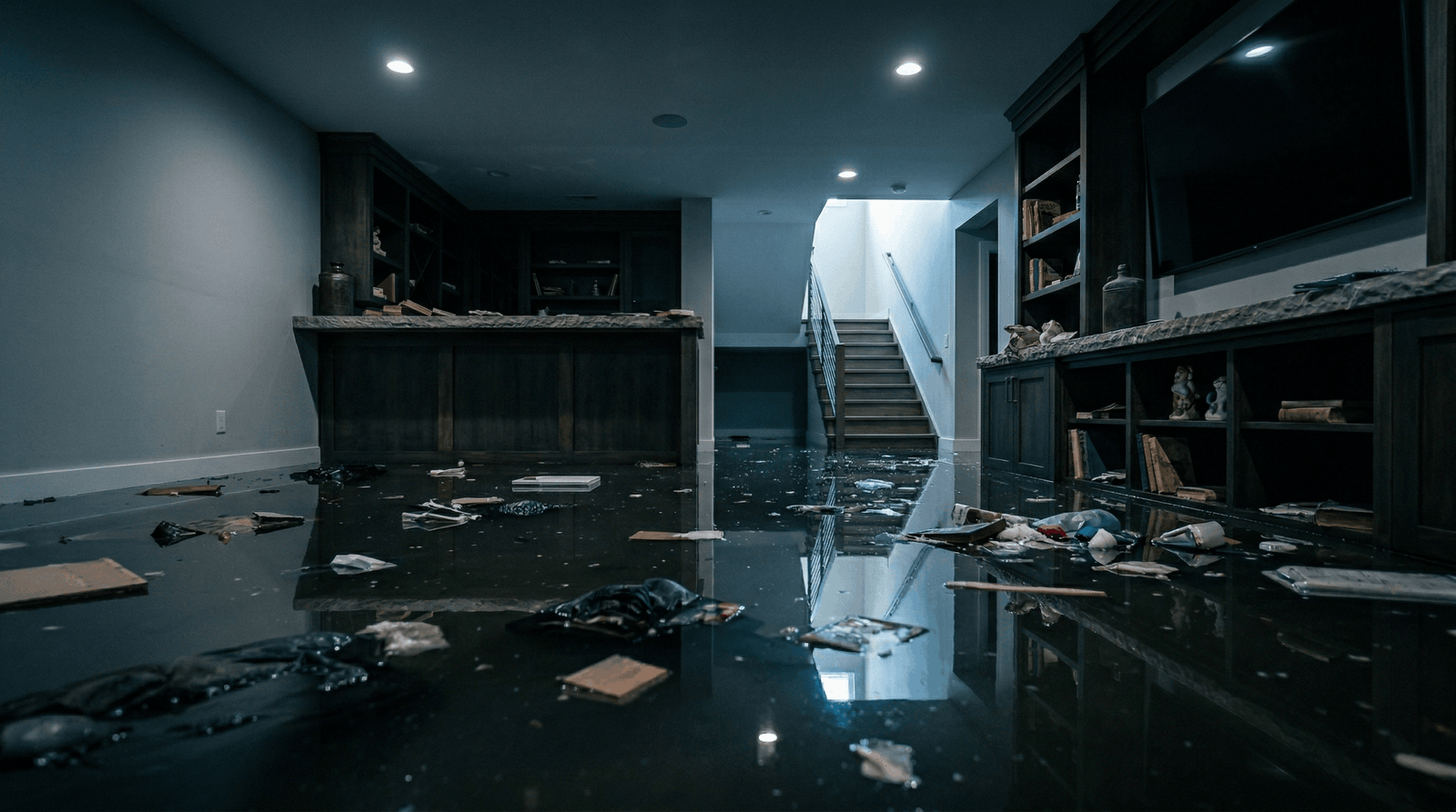 water damage restoration Spokane Washington flooded basement Spokane County